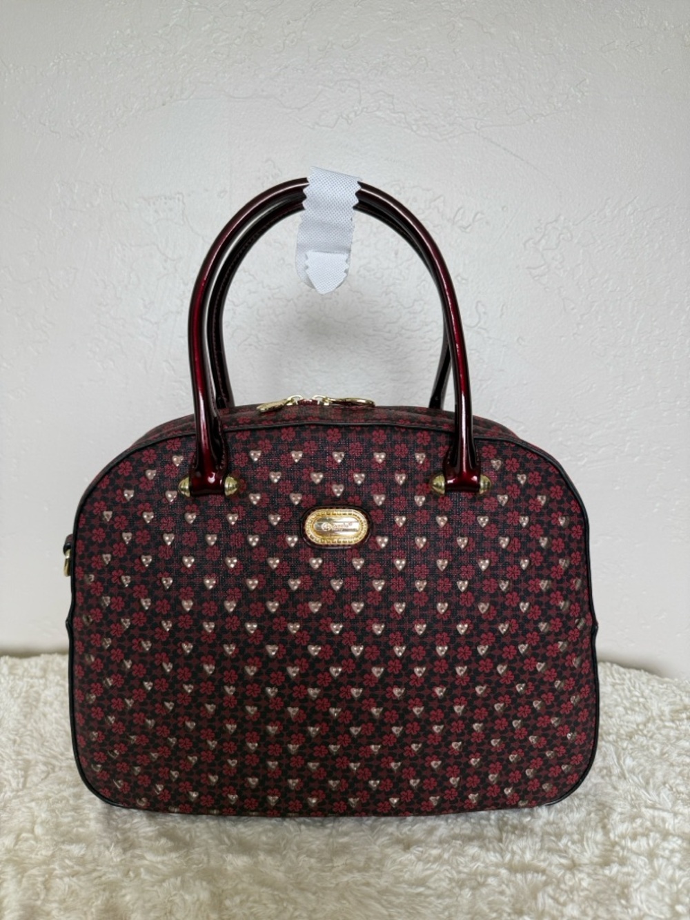 BEAUTIFUL FLORAL-PATTERNED HANDBAG